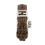 Fendi Stainless Steel FF Canvas Watch