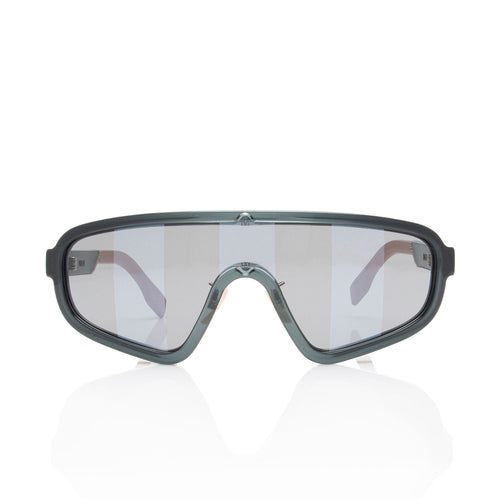 Fendi Striped Biker Shield Sunglasses (SHF-LqRGHA)