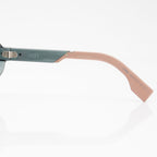 Fendi Striped Biker Shield Sunglasses (SHF-LqRGHA)