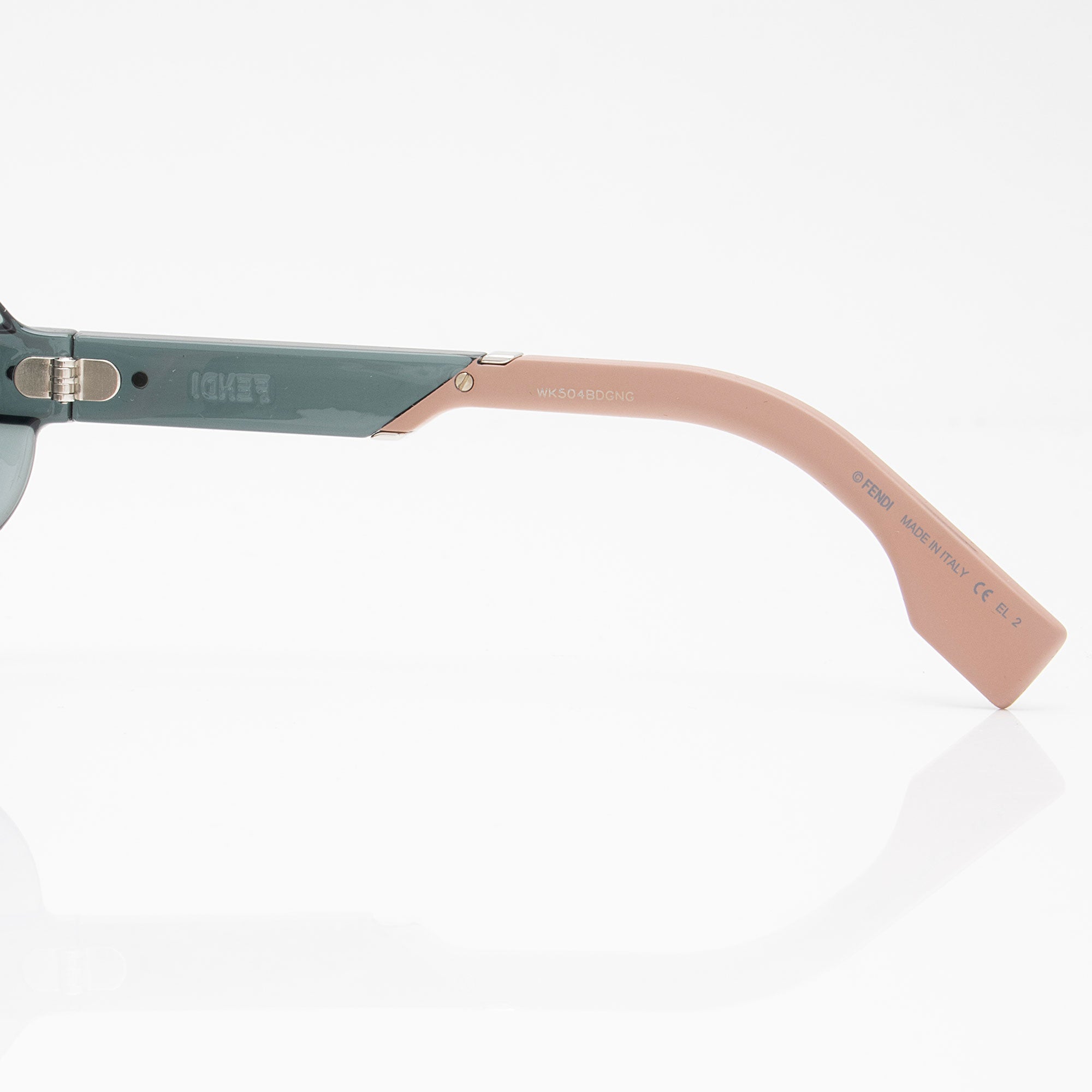 Fendi Striped Biker Shield Sunglasses (SHF-LqRGHA)