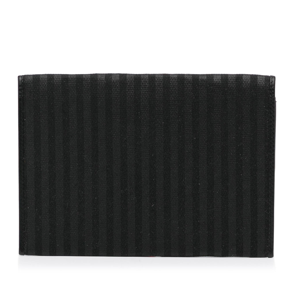 Fendi Striped Canvas Clutch (SHG-LK4Iq8)