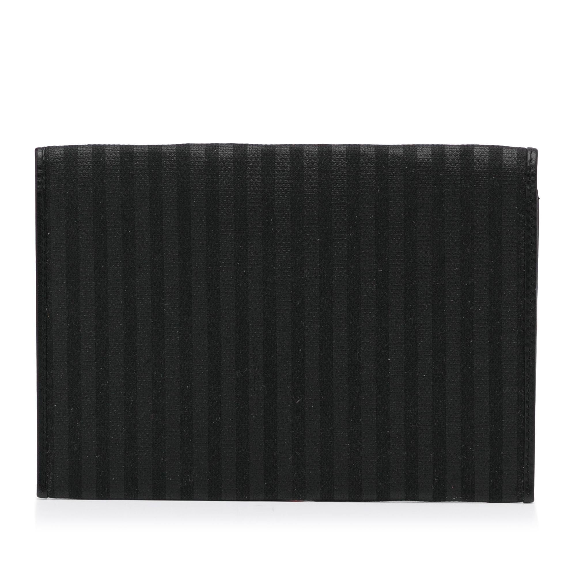 Fendi Striped Canvas Clutch (SHG-LK4Iq8)