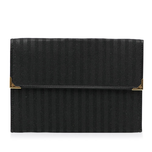 Fendi Striped Canvas Clutch (SHG-LK4Iq8)