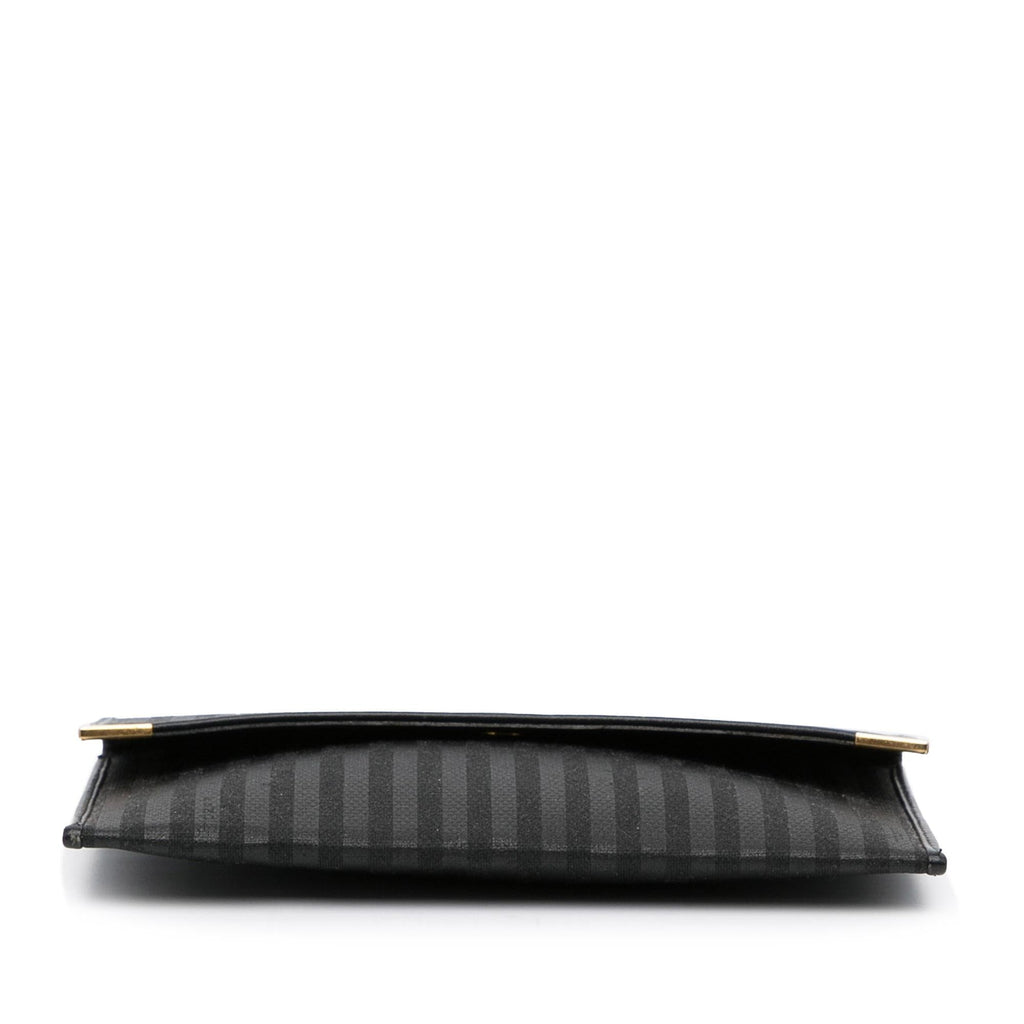 Fendi Striped Canvas Clutch (SHG-LK4Iq8)