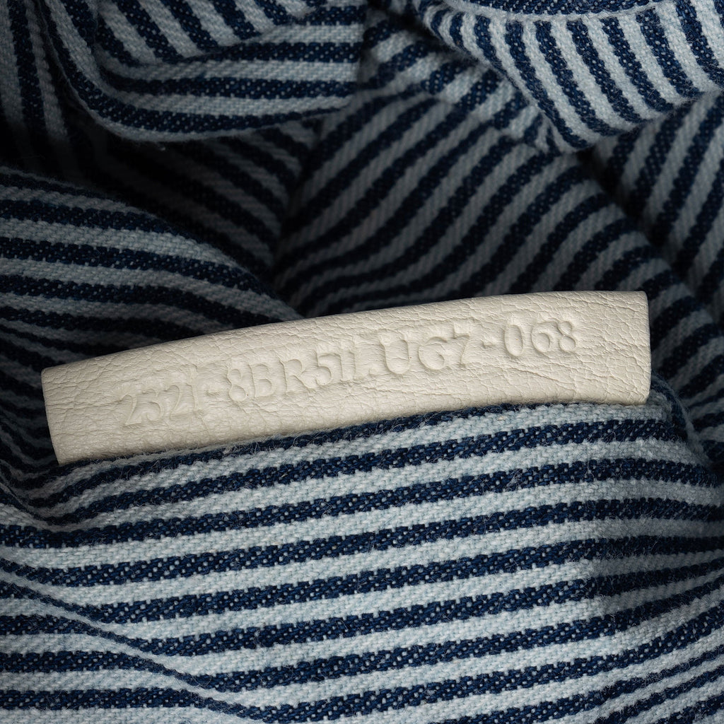 Fendi Striped Denim Spy Satchel (SHF-i8ZclG)