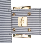 Fendi Striped Jersey Baguette Satchel (SHG-oGykQ5)