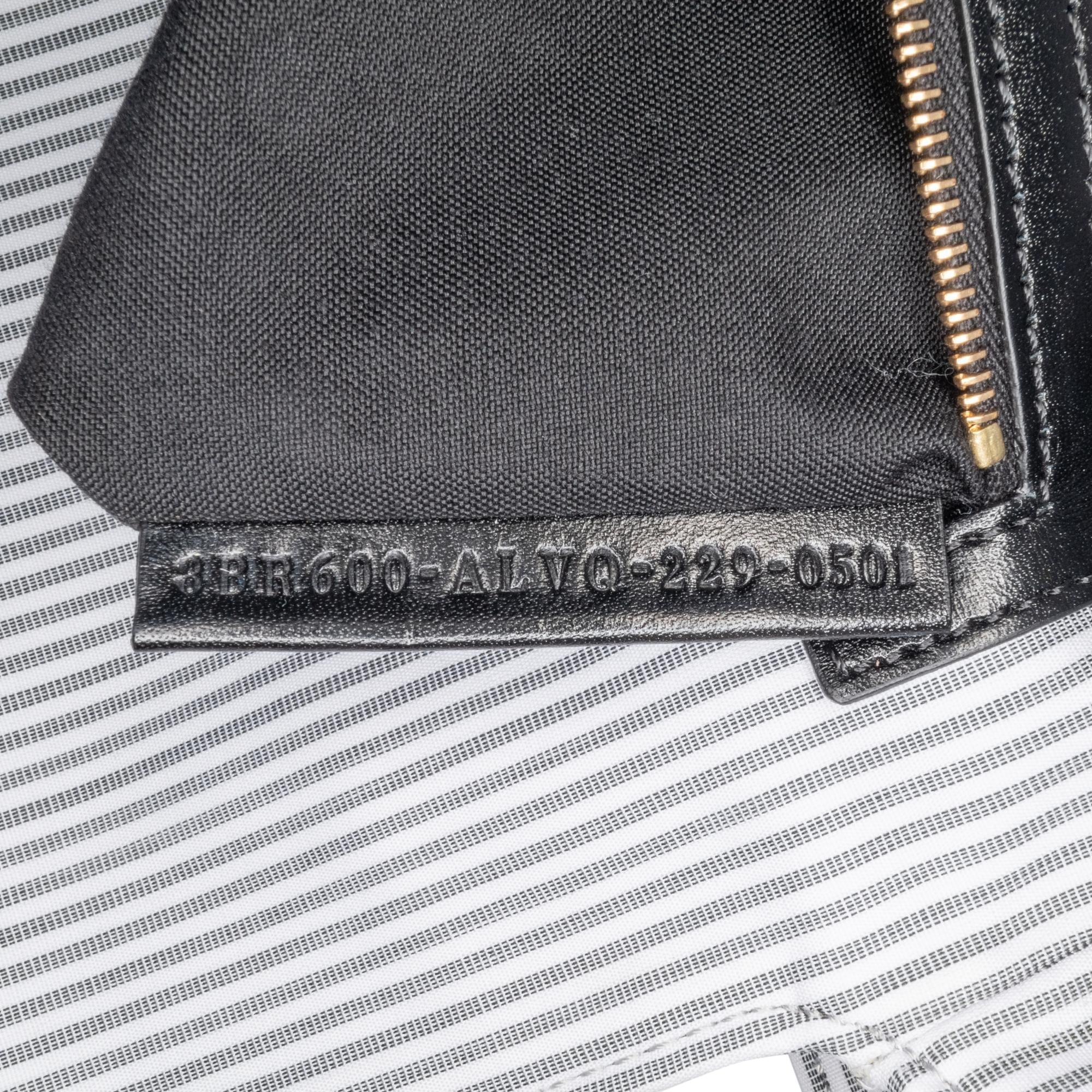 Fendi Striped Jersey Baguette Satchel (SHG-oGykQ5)