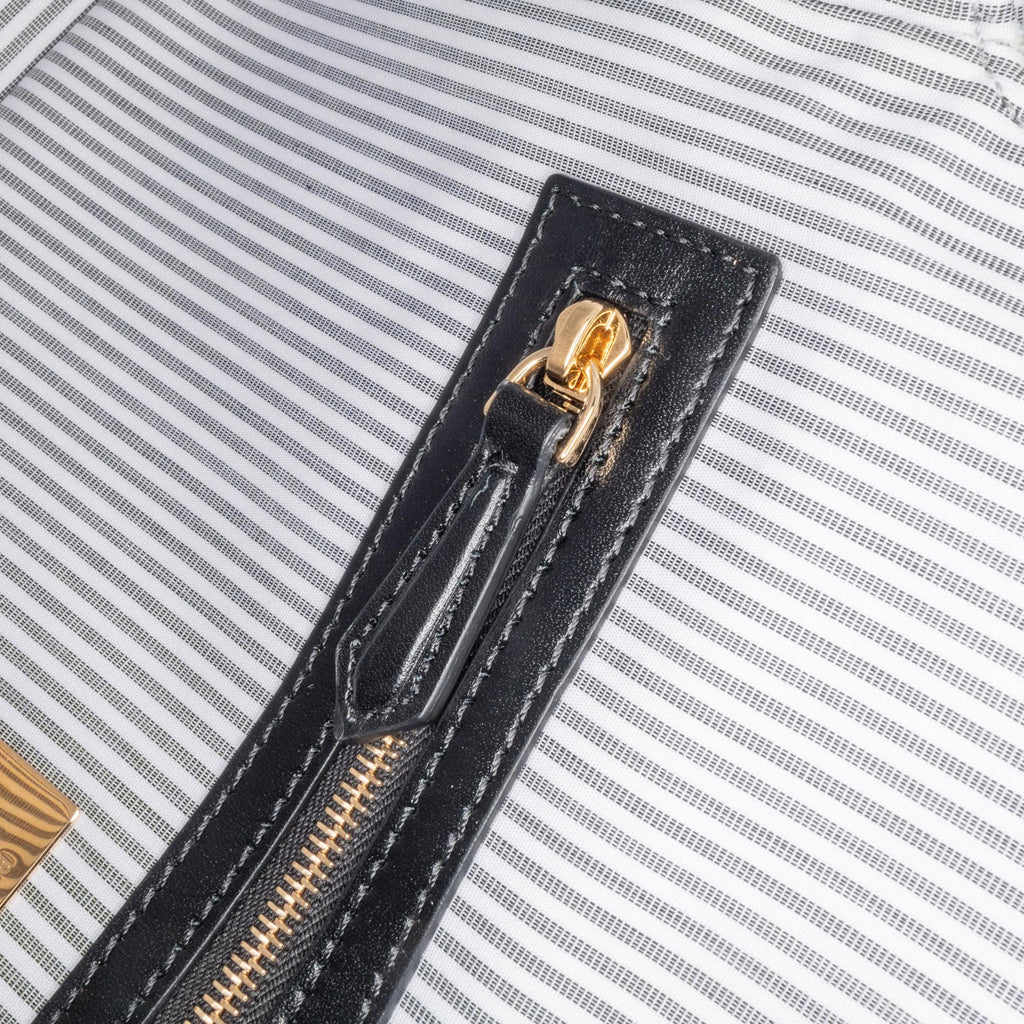 Fendi Striped Jersey Baguette Satchel (SHG-oGykQ5)