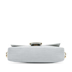 Fendi Striped Jersey Baguette Satchel