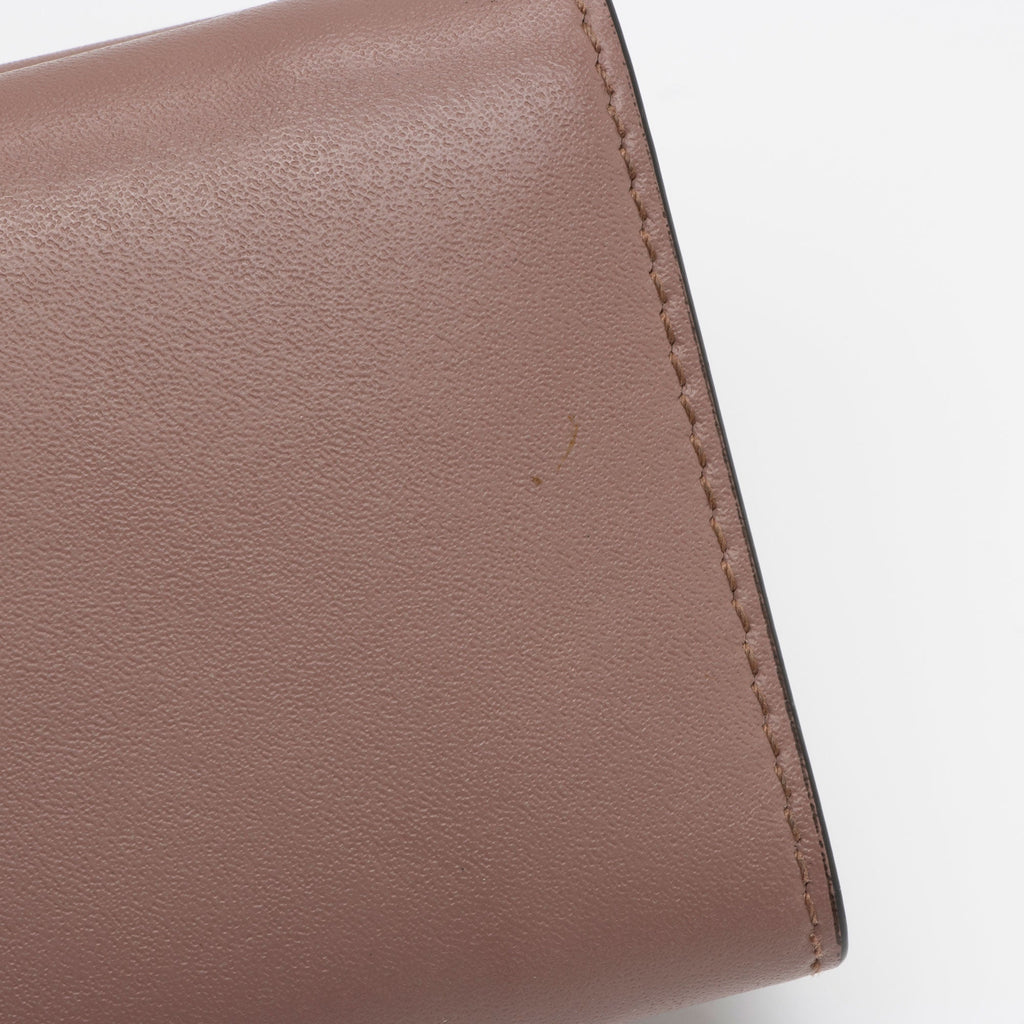 Fendi Studded Calfskin Micro Tri-fold Wallet (SHF-ymbBNz)
