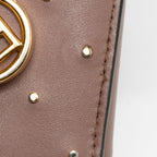 Fendi Studded Calfskin Micro Tri-fold Wallet (SHF-ymbBNz)