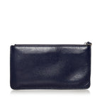Fendi Studded Flat Leather Pouch (SHG-33758)