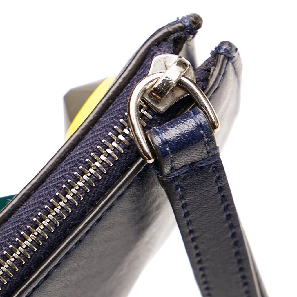 Fendi Studded Flat Leather Pouch (SHG-33758)