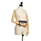 Fendi Studded Flat Leather Pouch (SHG-33758)