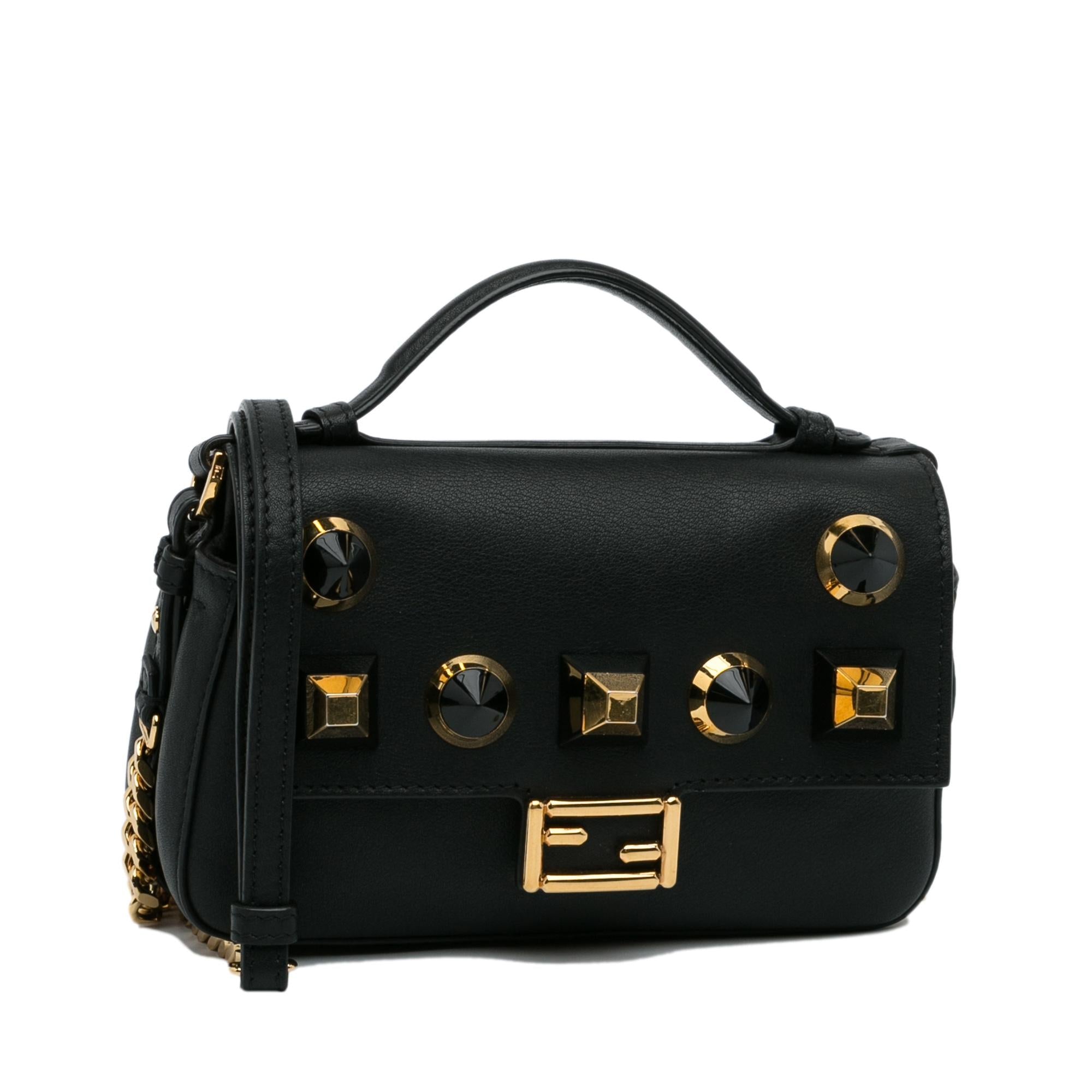 Fendi Studded Micro Baguette (SHG-igMOsg)