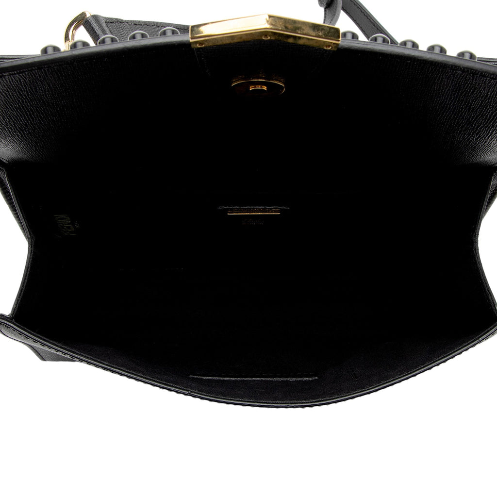Fendi Studded Vitello Elite Demi Jour Monster Satchel (SHF-eH7Qgz)