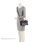 Fendi Studded Vitello Elite Demi Jour Monster Satchel (SHF-eH7Qgz)