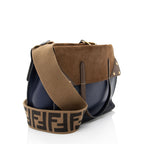 Fendi Suede Calfskin Grace Flip Tote