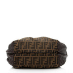 Fendi Tortuga Leather Zucca Spy Baby Satchel (SHF-FazHBh)