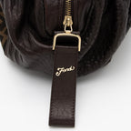 Fendi Tortuga Leather Zucca Spy Baby Satchel (SHF-FazHBh)