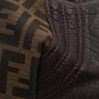 Fendi Tortuga Leather Zucca Spy Baby Satchel (SHF-FazHBh)