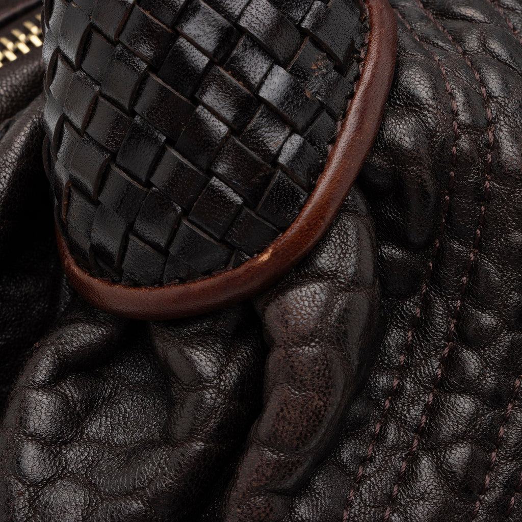 Fendi Tortuga Leather Zucca Spy Baby Satchel (SHF-FazHBh)