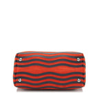 Fendi Quilted Leather Two Tone Dotcom Small Top Handle (SHF-Oq57lo)