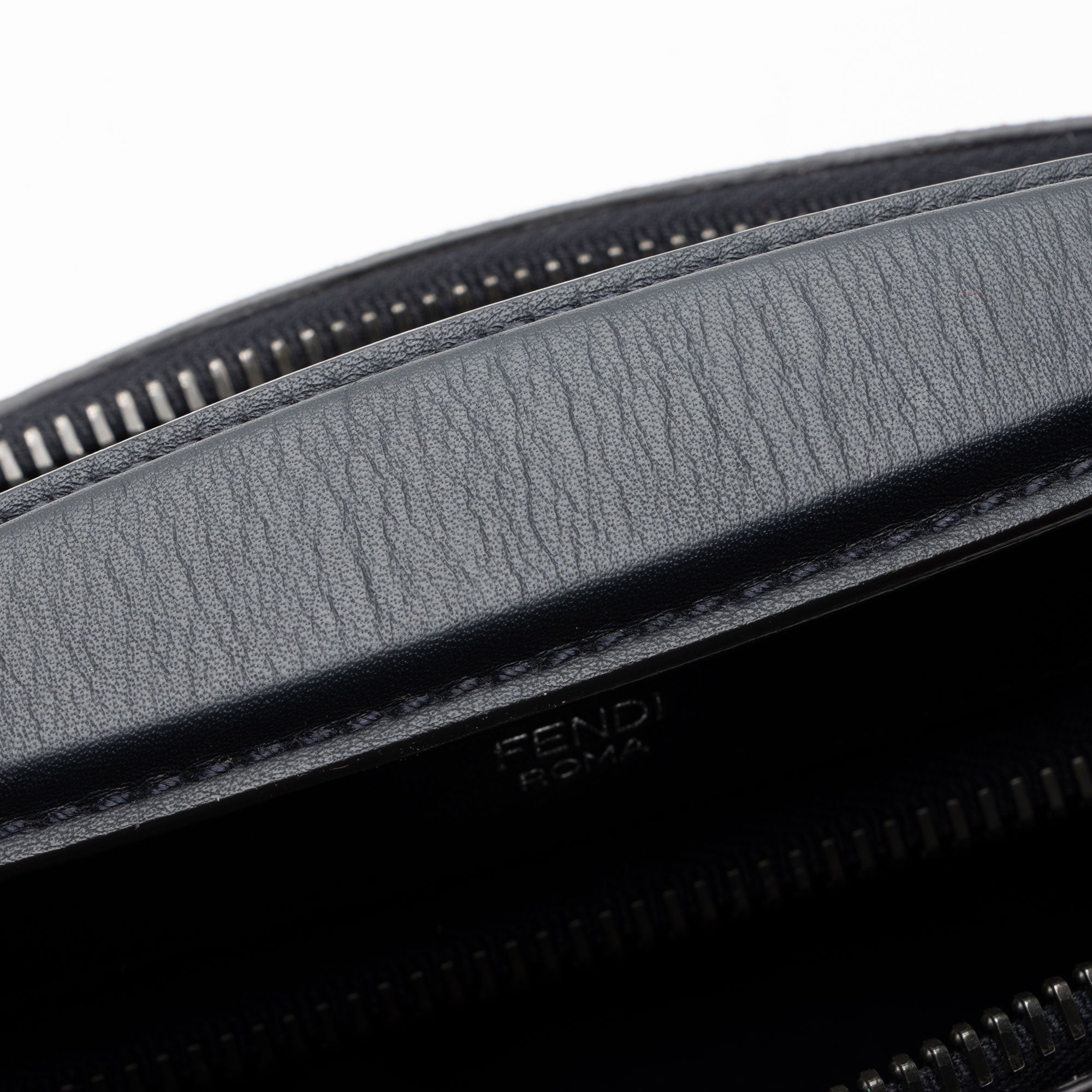 Fendi Quilted Leather Two Tone Dotcom Small Top Handle (SHF-Oq57lo)