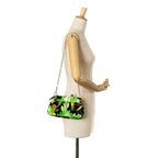 Fendi Velvet Peekaboo Click Clutch on Chain (SHG-DYS5lT)
