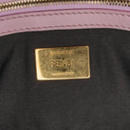 Fendi Velvet Zucca Embossed Baguette Satchel (SHG-eV17vo)