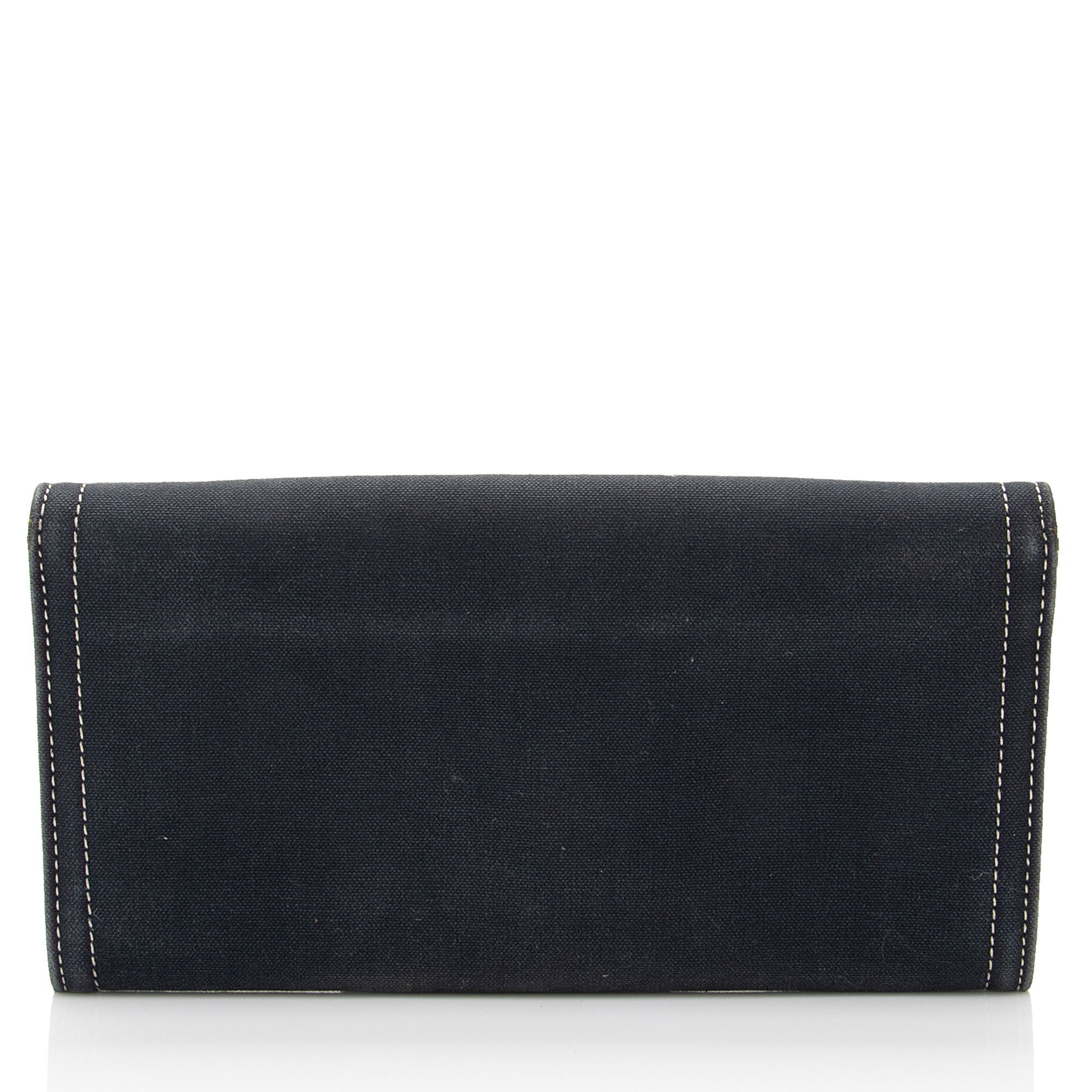 Fendi Vintage Denim Continental Wallet (SHF-2XXWBh)