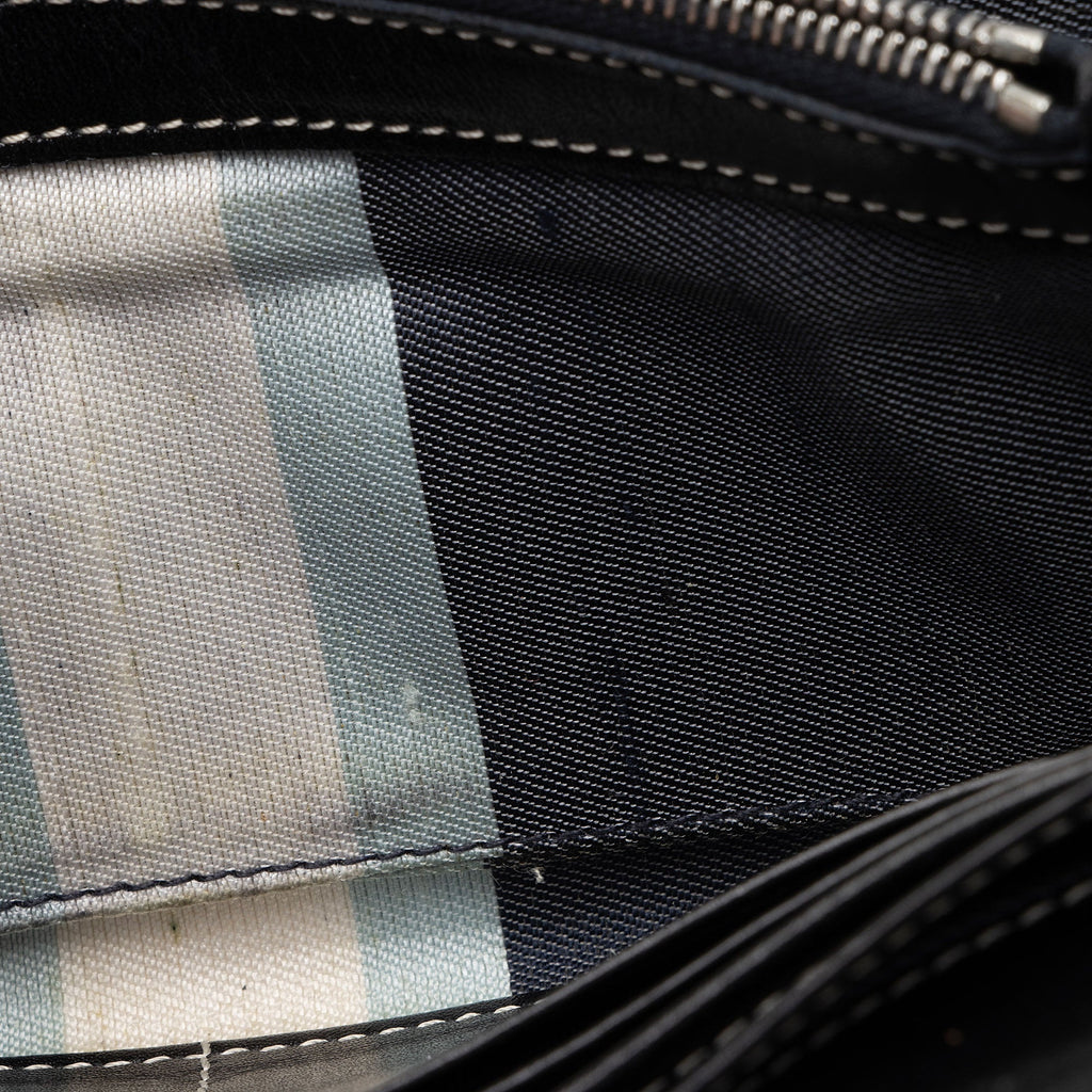 Fendi Vintage Denim Continental Wallet (SHF-2XXWBh)