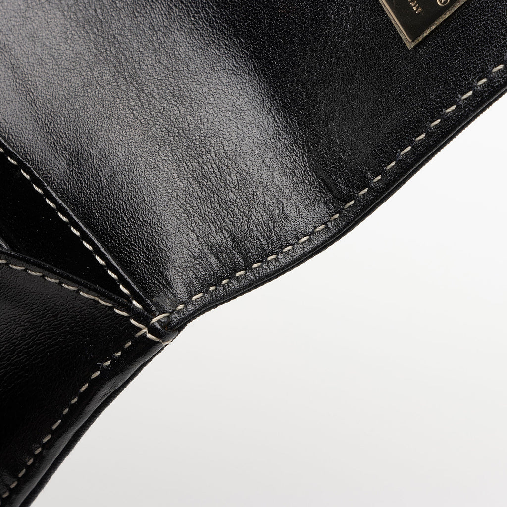 Fendi Vintage Denim Continental Wallet (SHF-2XXWBh)