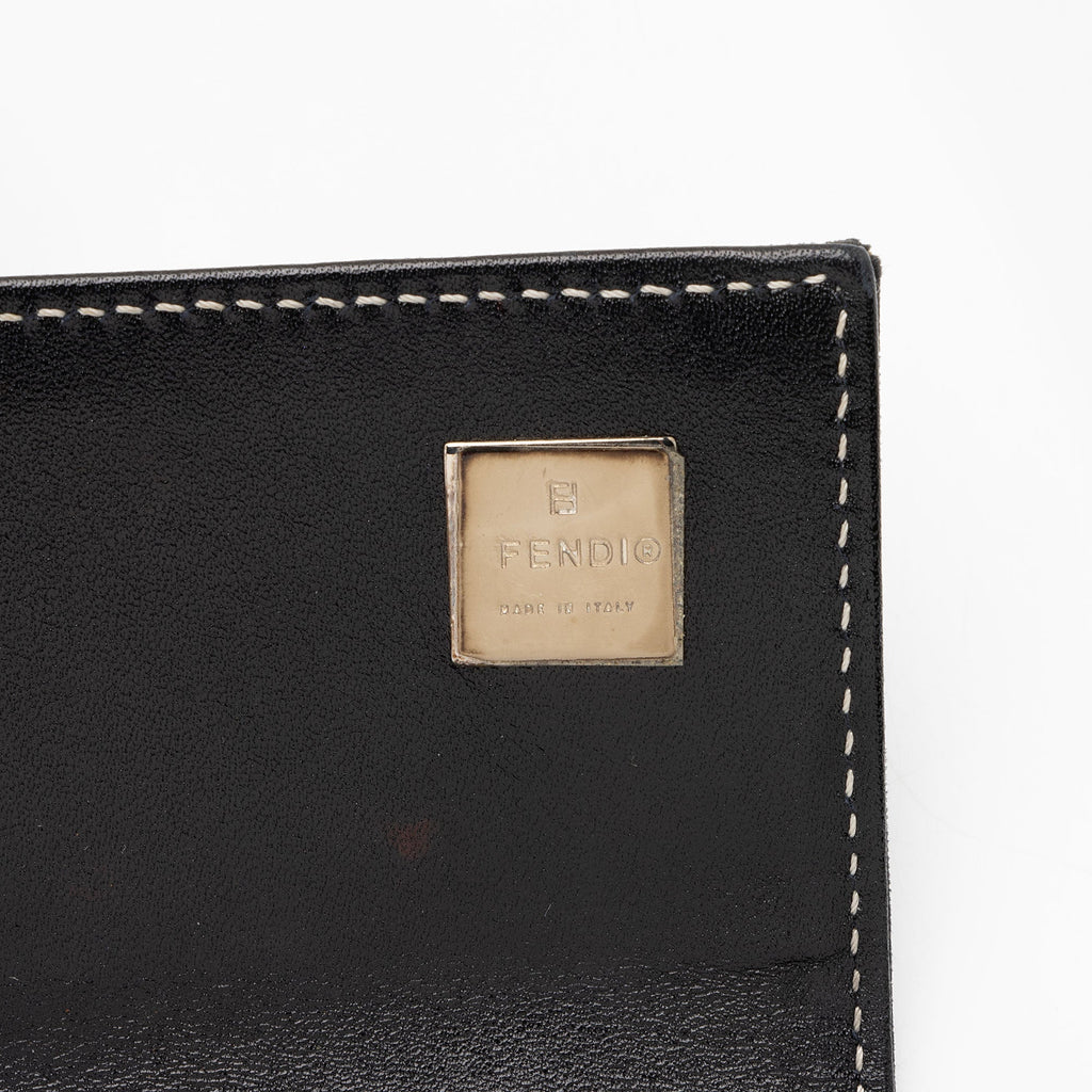Fendi Vintage Denim Continental Wallet (SHF-2XXWBh)