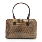 Fendi Vintage FF Zucchino Vinyl Satchel (SHF-HhsVCQ)