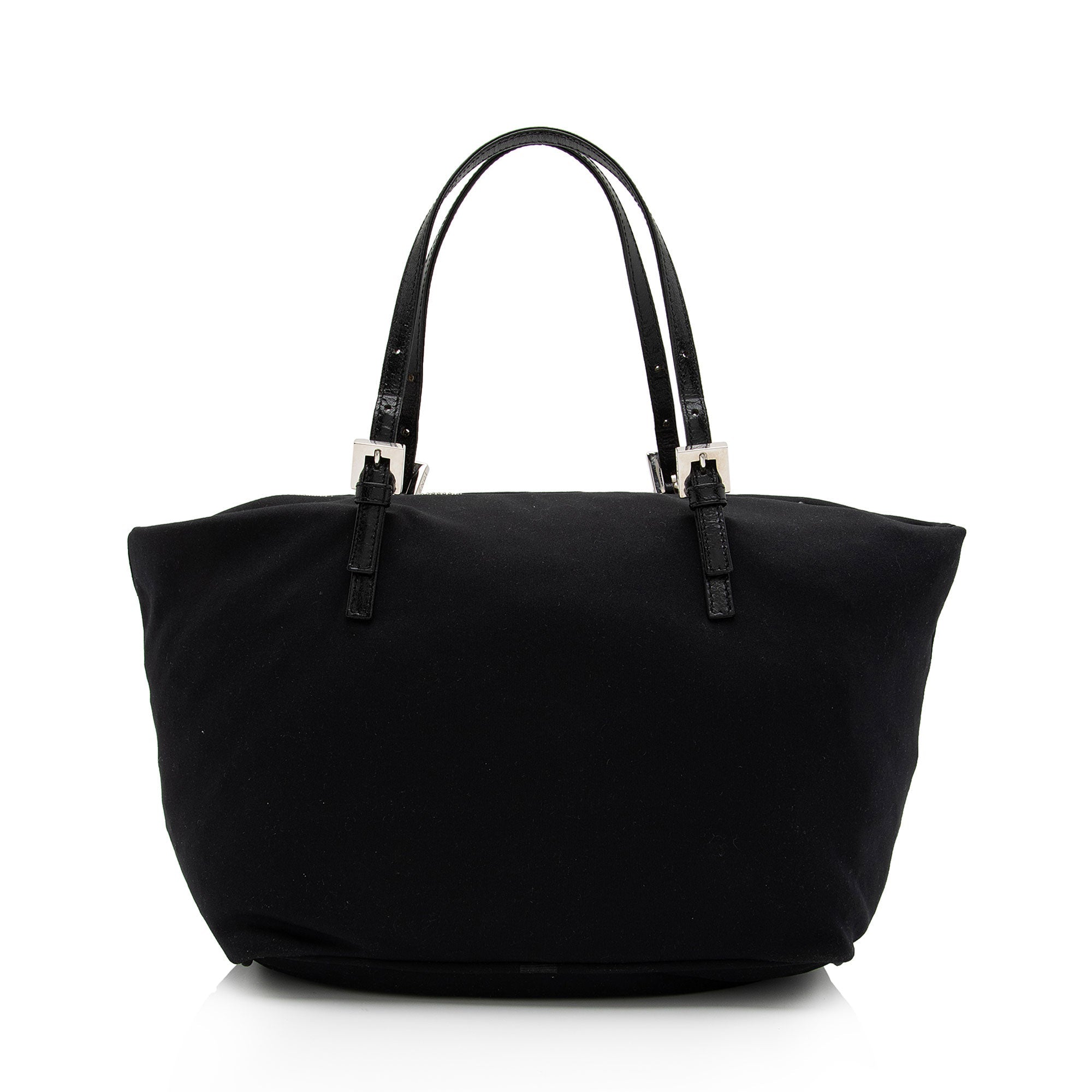 Fendi Vintage Neoprene Mini Roll Tote (SHF-hOncyE)