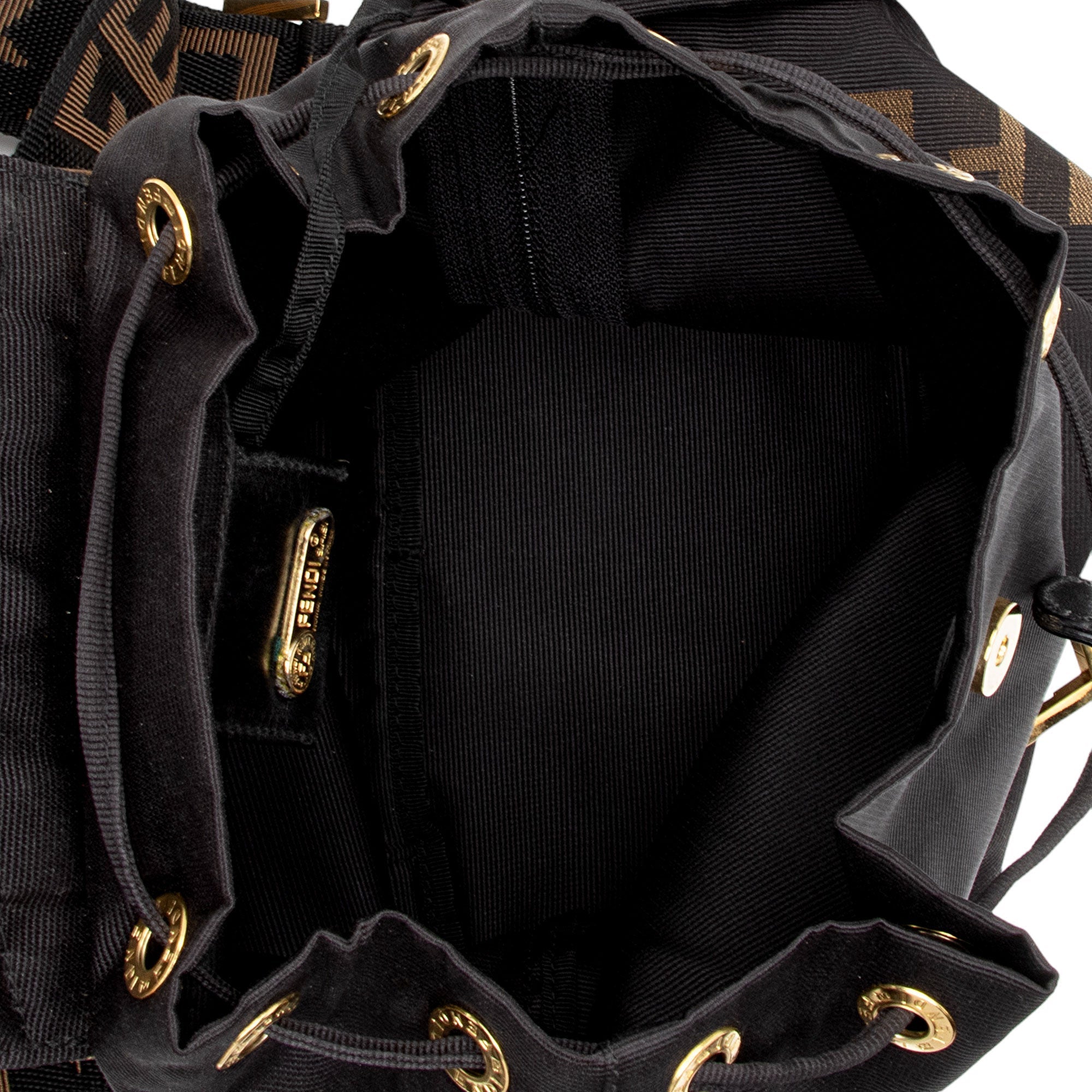 Fendi Vintage Nylon 1925 Drawstring Backpack (SHF-OaDaxr)