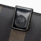 Fendi Vintage Penquin Canvas Flap Wallet (SHF-17235)