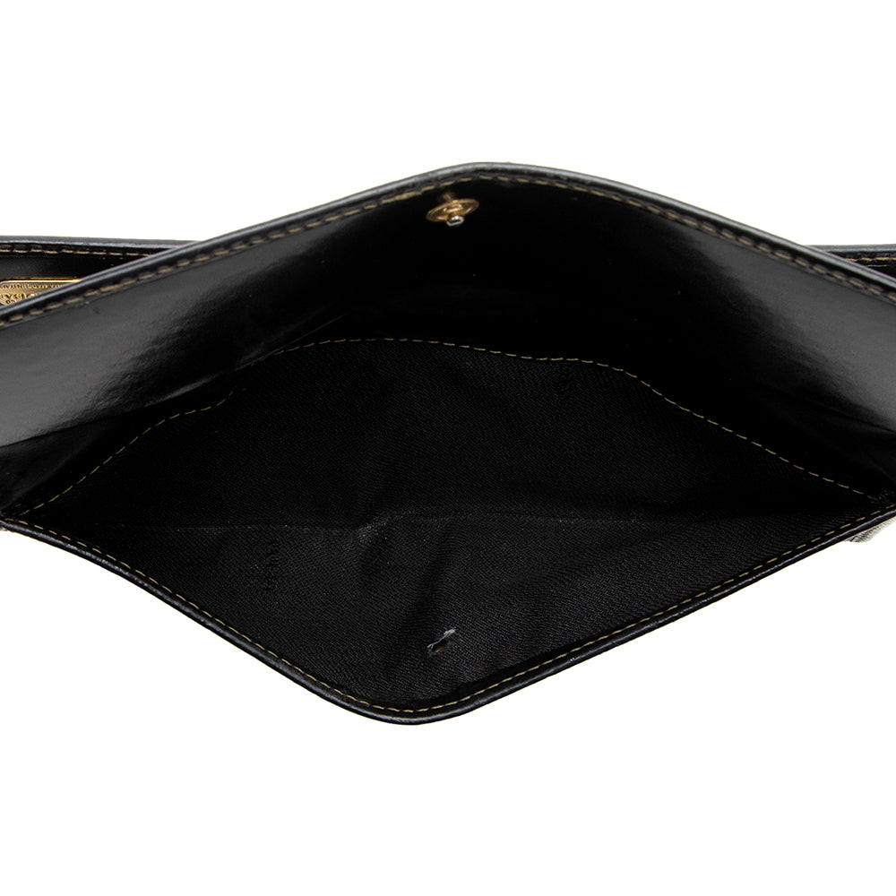 Fendi Vintage Penquin Canvas Flap Wallet (SHF-17235)