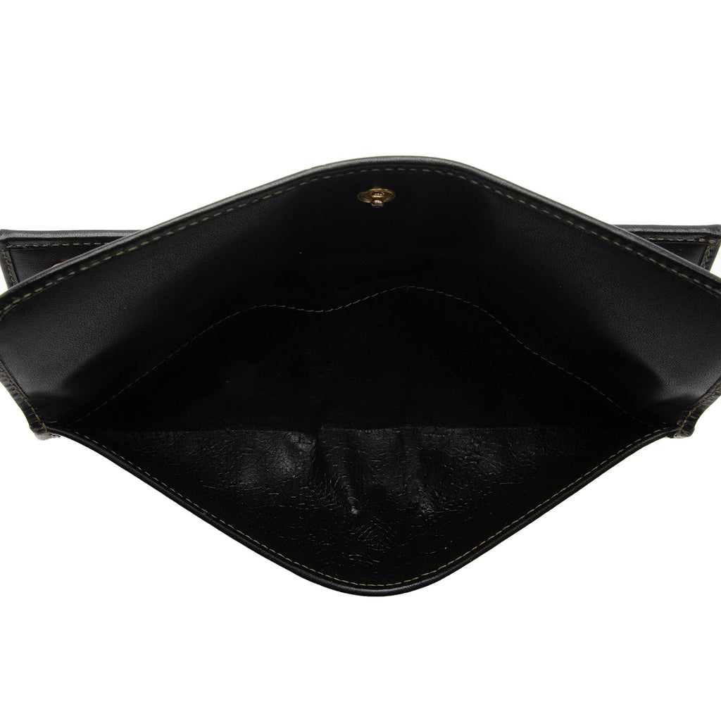 Fendi Vintage Penquin Canvas Flap Wallet (SHF-QiQsoi)