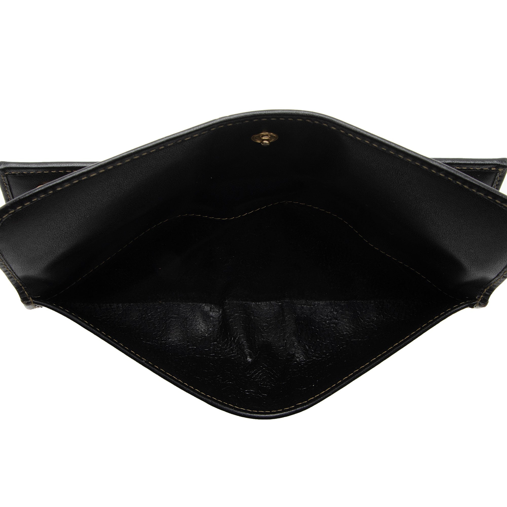 Fendi Vintage Penquin Canvas Flap Wallet (SHF-QiQsoi)