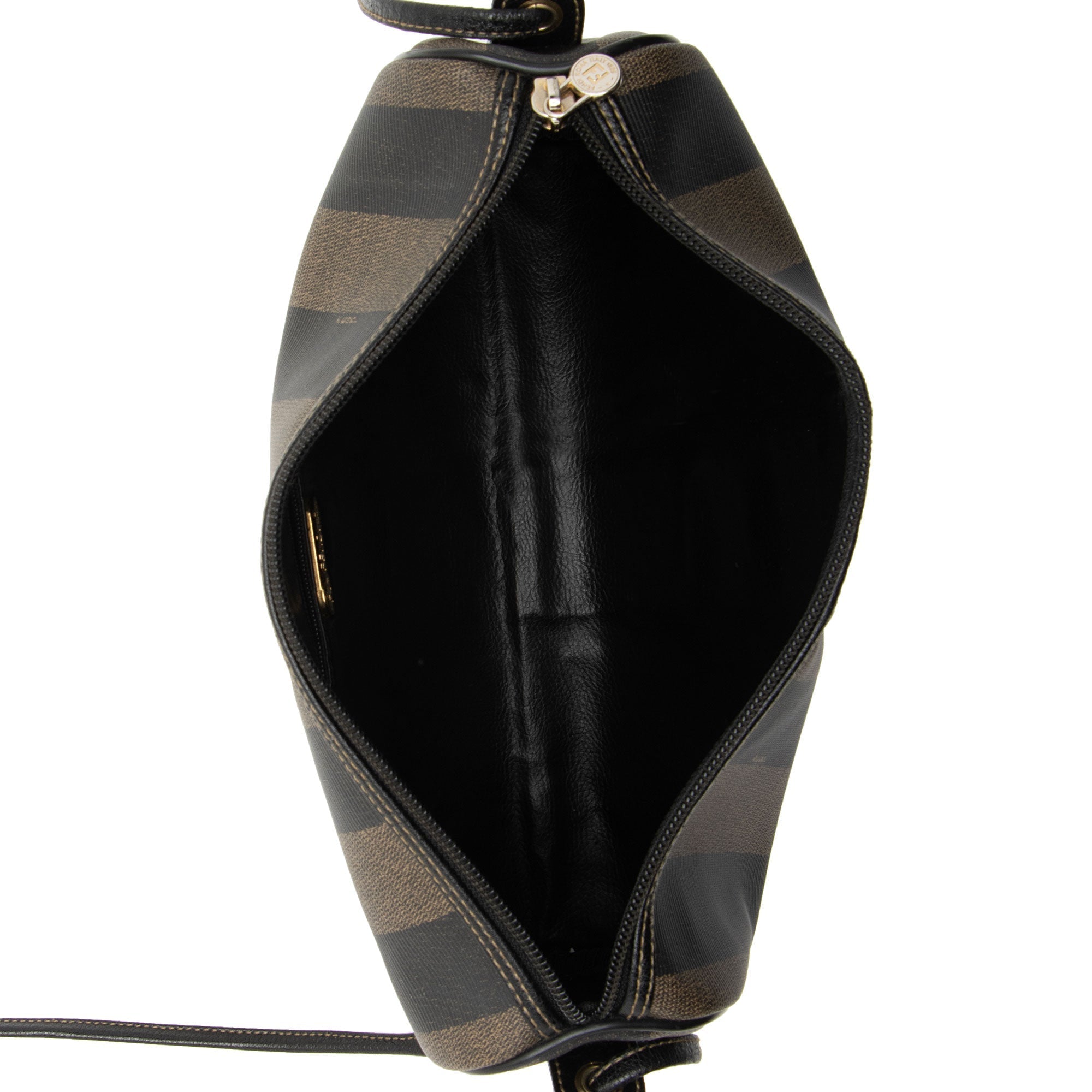 Fendi Vintage Pequin Shoulder Bag (SHF-Xlz5Fc)