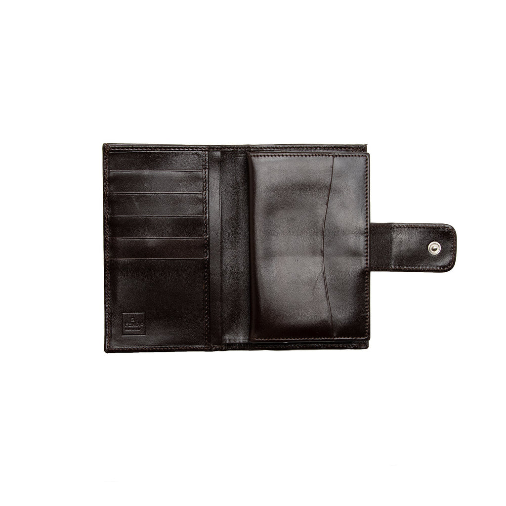 Fendi Vintage Zucca Bifold Kiss-Lock Compact Wallet (SHF-22375)