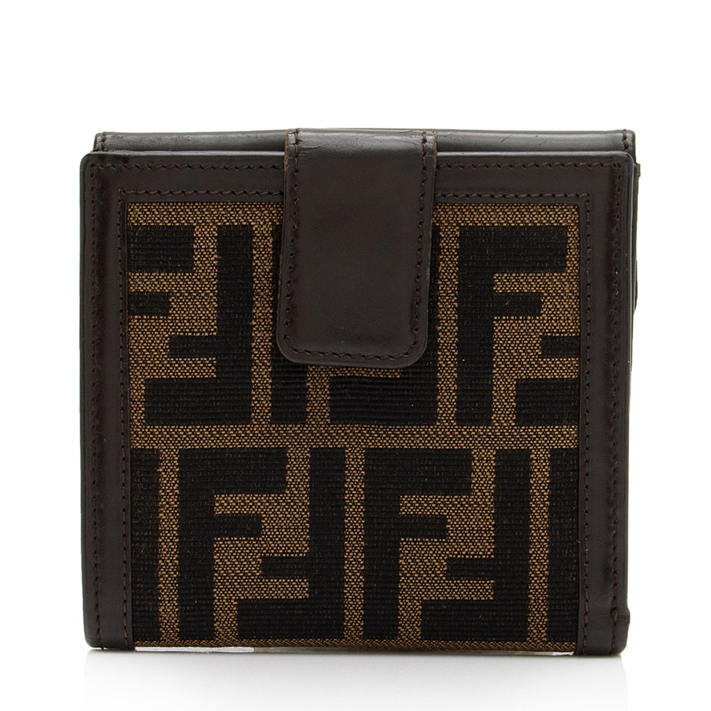 Fendi Vintage Zucca Compact Wallet (SHF-Nzxwj2)