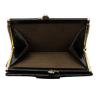 Fendi Vintage Zucca Kiss Lock French Wallet (SHF-J1Q6xA)