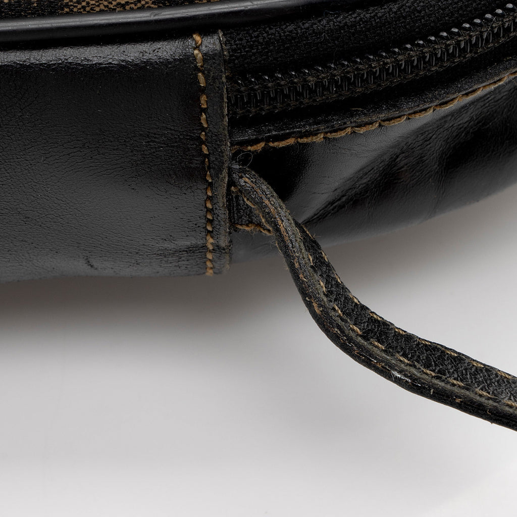 Fendi Vintage Zucca Dome Shoulder Bag (SHF-mIFD80)