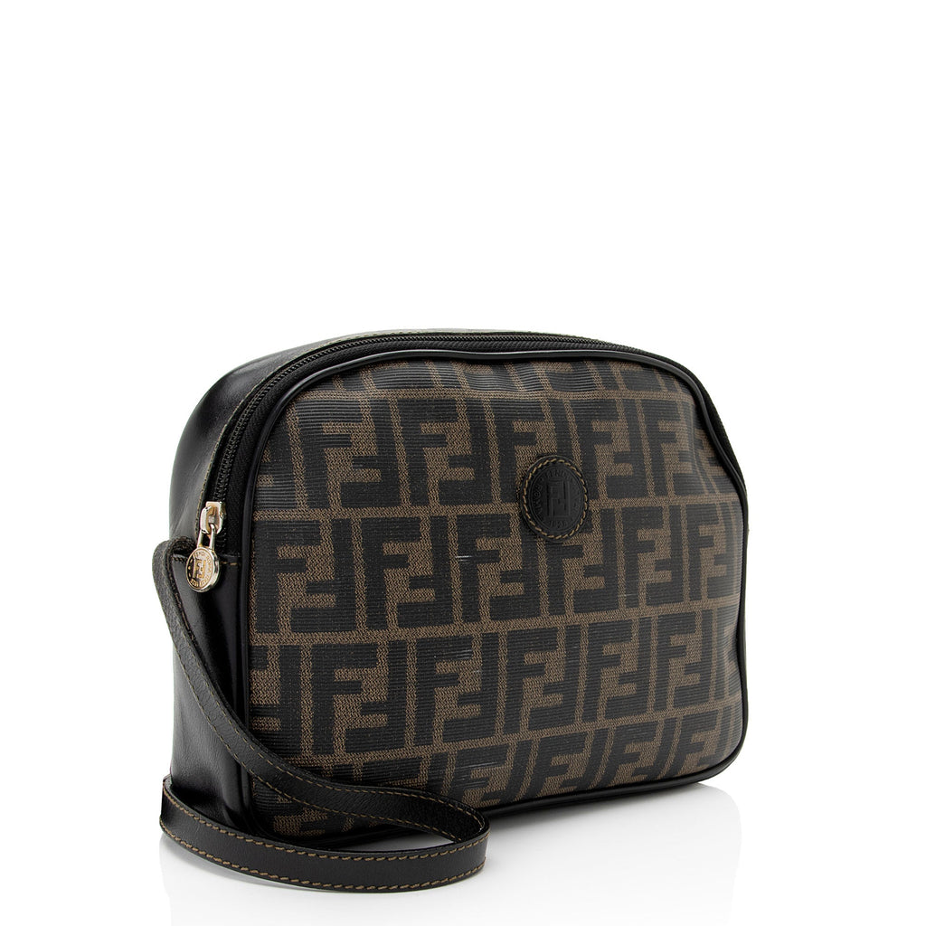 Fendi Vintage Zucca Dome Shoulder Bag (SHF-mIFD80)