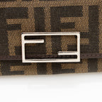 Fendi Vintage Zucca Trifold Compact Wallet (SHF-18439)
