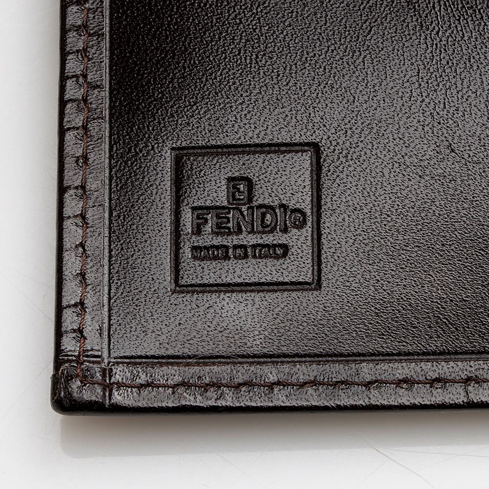 Fendi Vintage Zucca Trifold Compact Wallet (SHF-18439)
