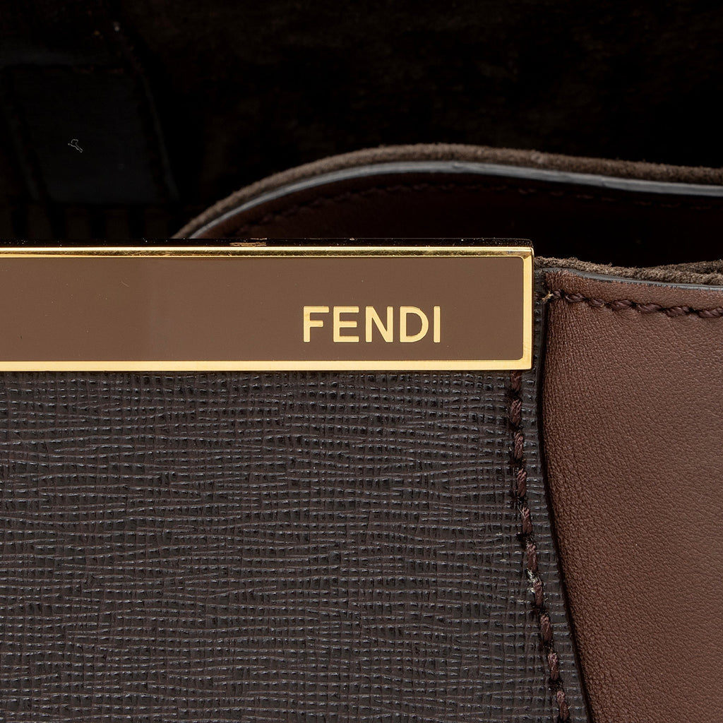 Fendi Vitello Calfskin 2Jours Elite Large Tote (SHF-22596)